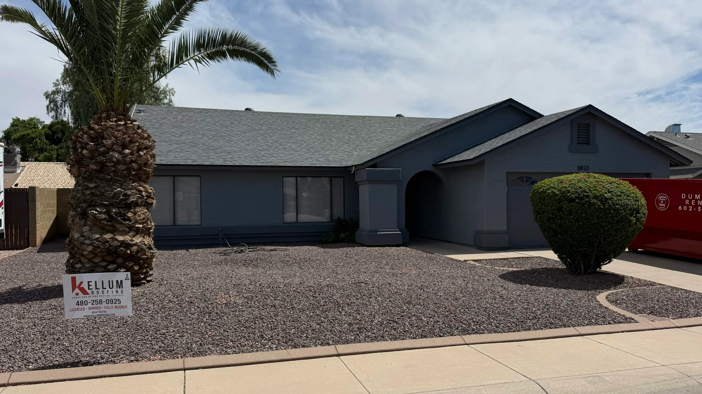Kellum Roofing project for Meghan Willneff