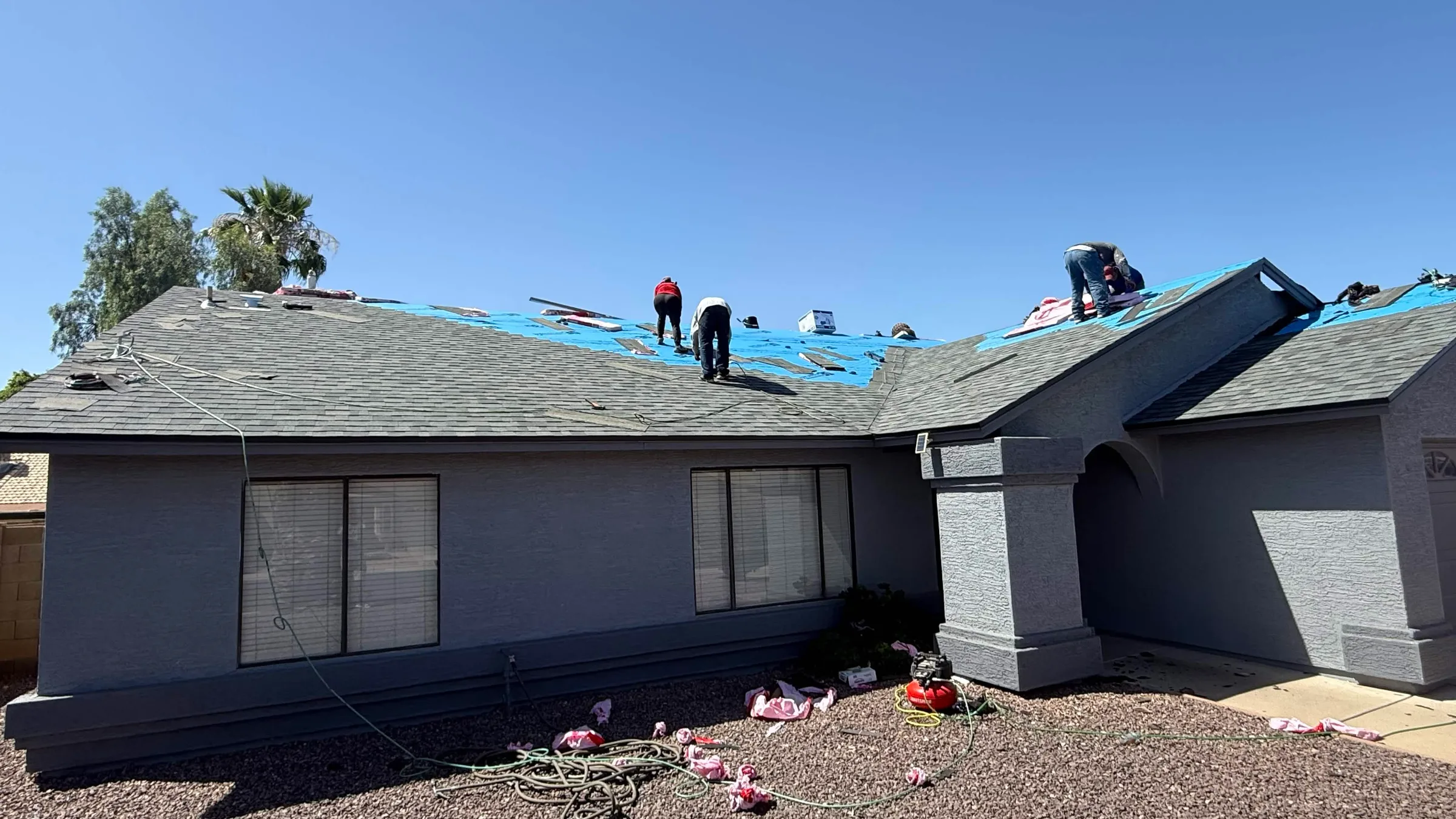 Kellum Roofing project for Harris M